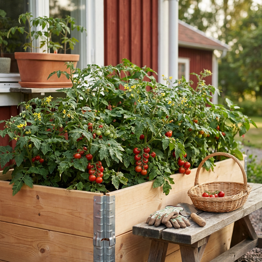 Odla tomater i upphöjd bädd: Från frö till skörd