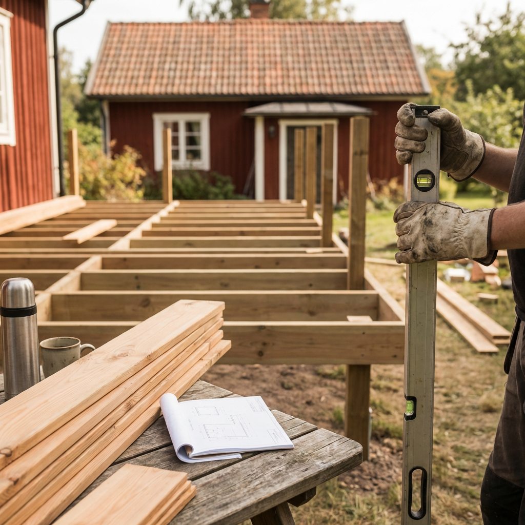 Bygga trädäck? Vår kompletta guide till material, planering och skötsel
