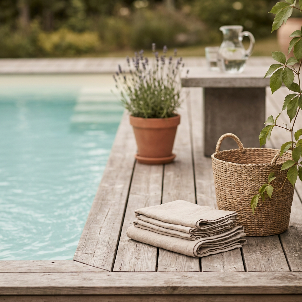 Sommarfina ytor utomhus: fixa trädgård & pool i juli