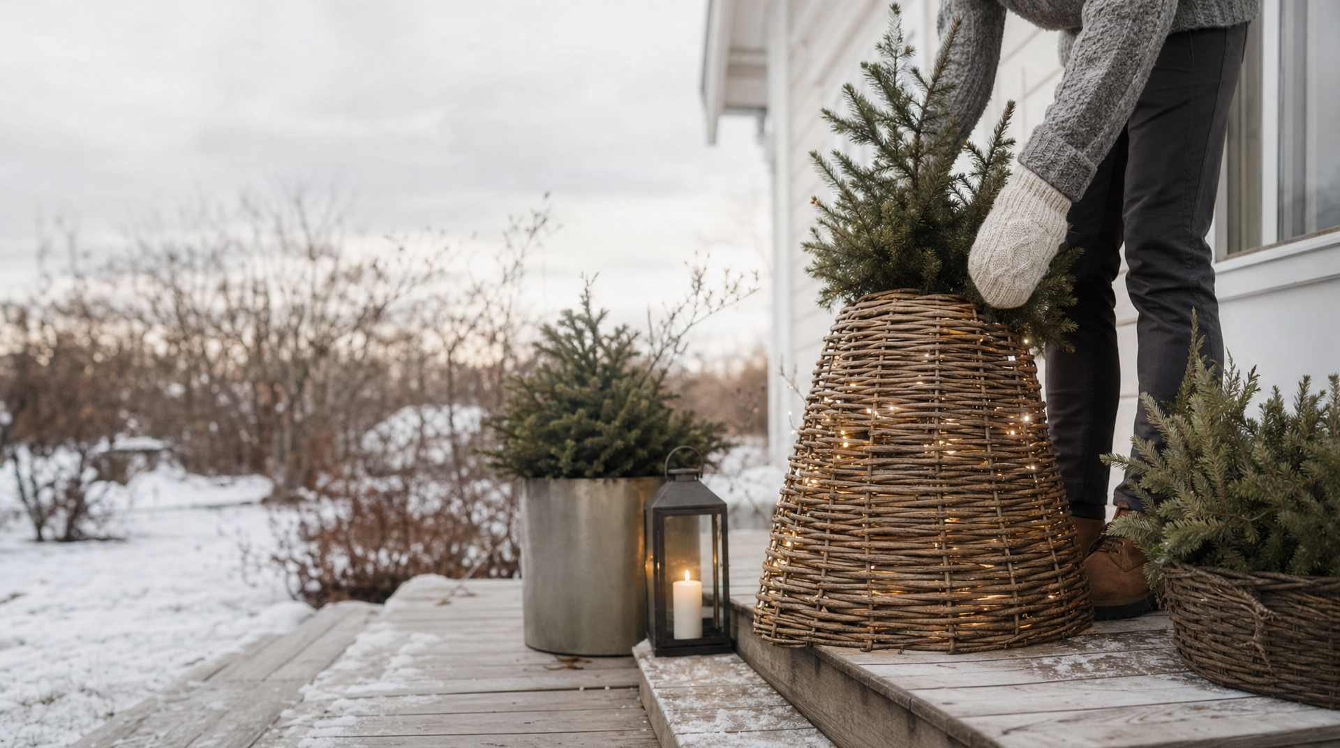 Så väljer du juldekoration till trädgården